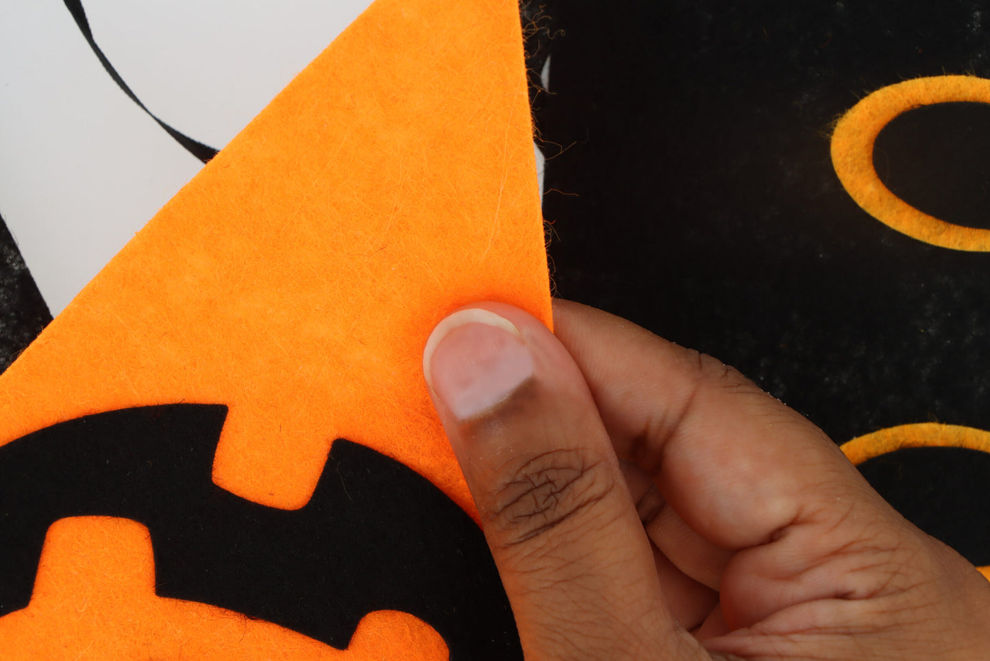 DIY Felt Halloween Bunting Set