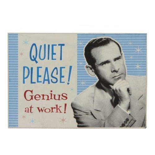 Juliana Polkadot Diner Tin Plaque Quiet Please (PD120)