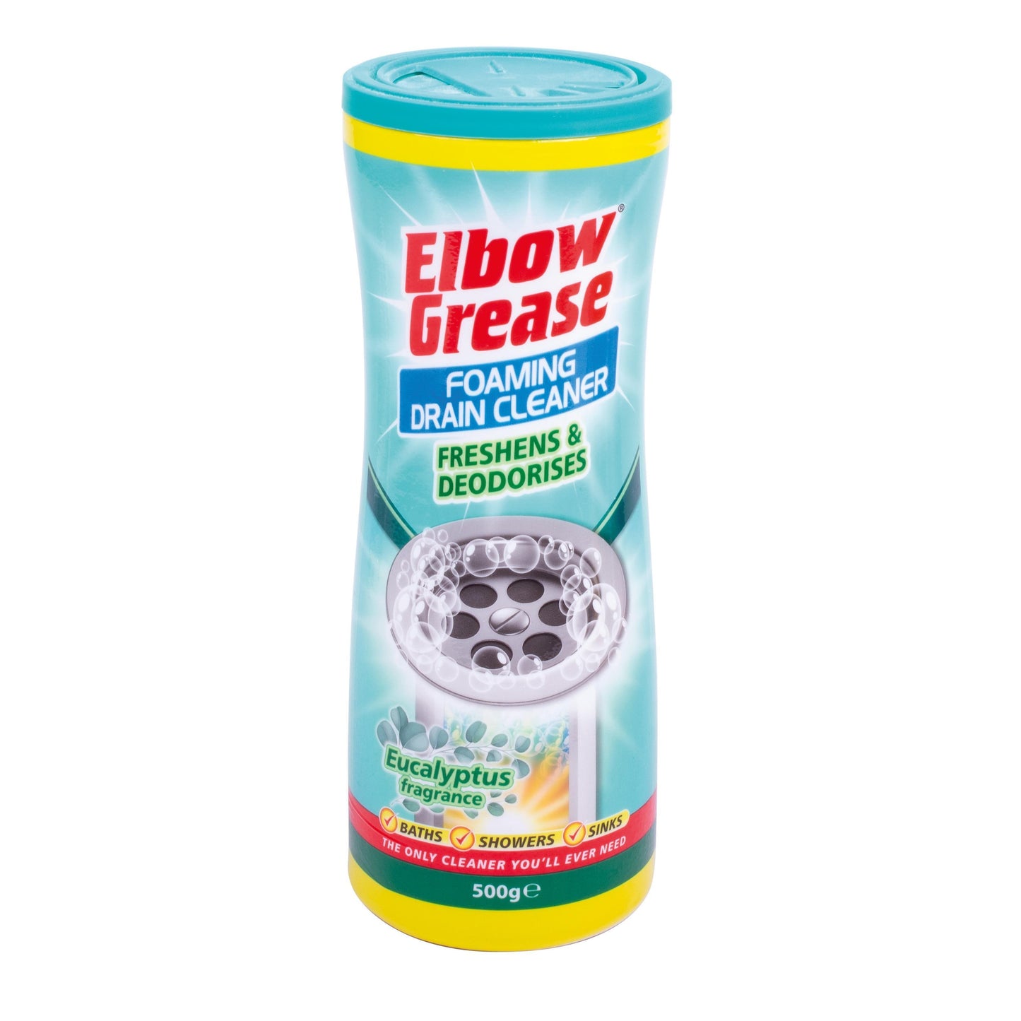 Elbow Grease Eucalyptus Fragrance Foaming Drain Cleaner 500g