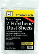 General Purpose 2 Polythene Dust Sheets, tool