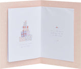 Boofle Standing On Presents Hand Drawn Hearts Design Daughter Birthday Card