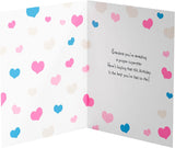Woman With Flower Design Grandma Birthday Card