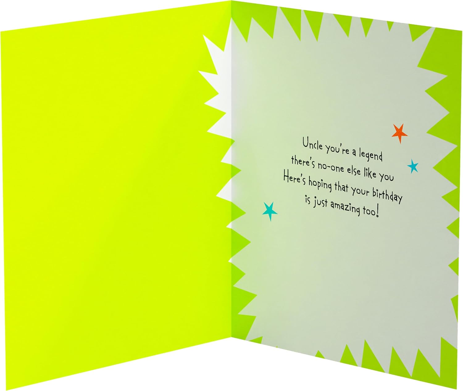 Character Dancing Uncle Birthday Card