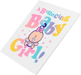 Bubblegum Character New Baby Girl Congratulations Card