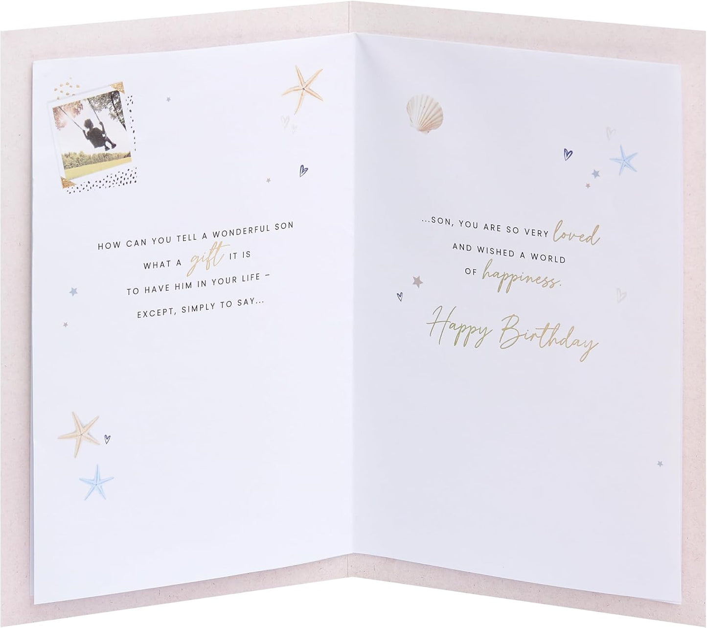 Cute Photo Design Son Birthday Card