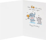 Elephant Design Uncle Birthday Card