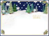 Bear Holding Mistletoe Gorgeous Girlfriend 3D Christmas Keepsake Card
