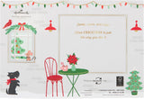 Paper Wonder 3D Pop Up Santa Hot Cocoa Shop Christmas Card