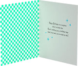 Character with Stripe Top Design Nephew Birthday Card