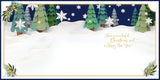 Bear With Present 3D Christmas Wishes Keepsake Card