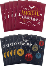 Harry Potter Enchanting 2 Designs Pack of 10 Christmas Cards