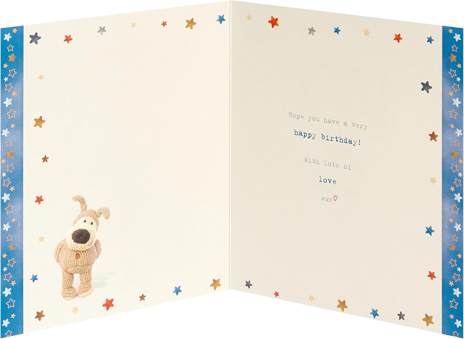 Boofle Reading Newspaper Grandad Birthday Card