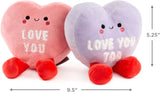 Better Together Candy Hearts Magnetic Plush Pair
