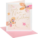 Butterflies Design Nan Birthday Card