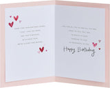 Hearts Design One I Love Birthday Card