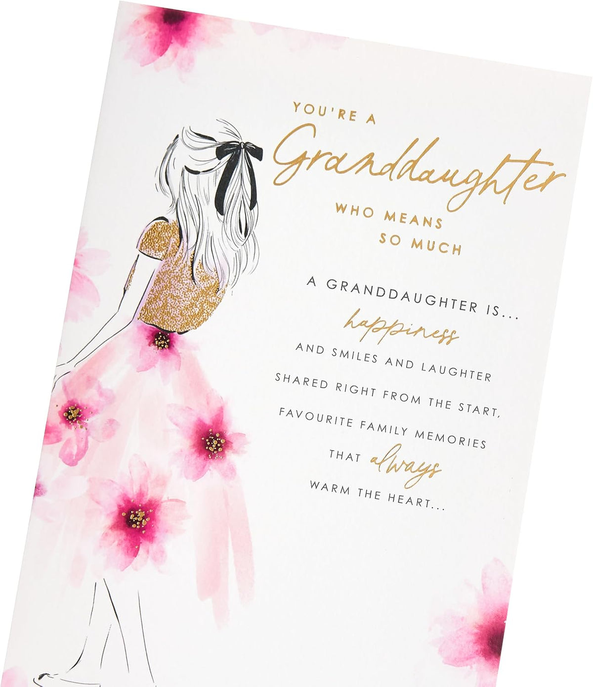 Heartfelt Wishes Granddaughter Birthday Card