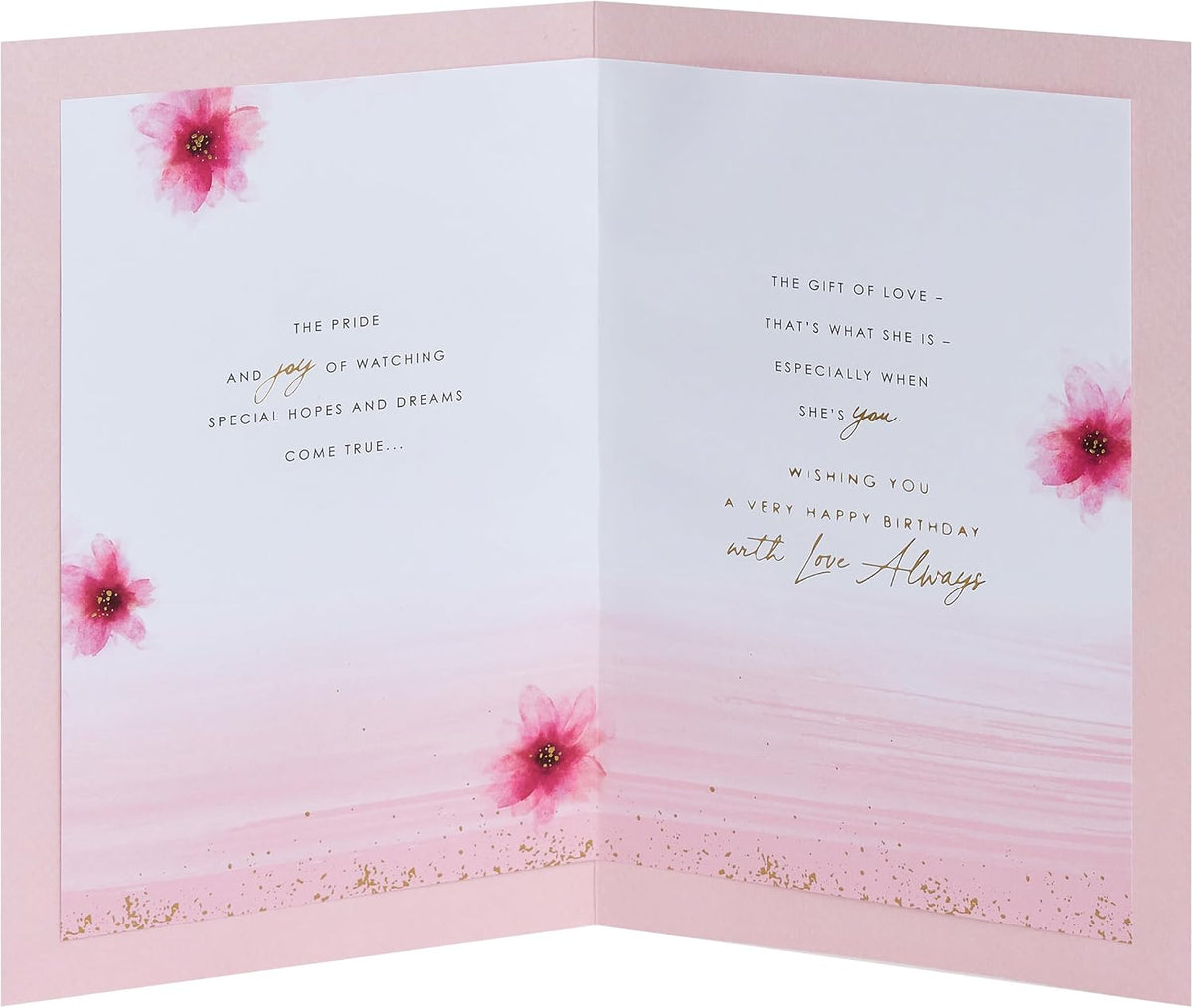 Heartfelt Wishes Granddaughter Birthday Card