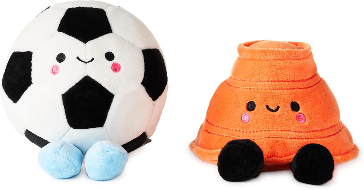 Better Together Football & Orange Cone Magnetic Plush Pair