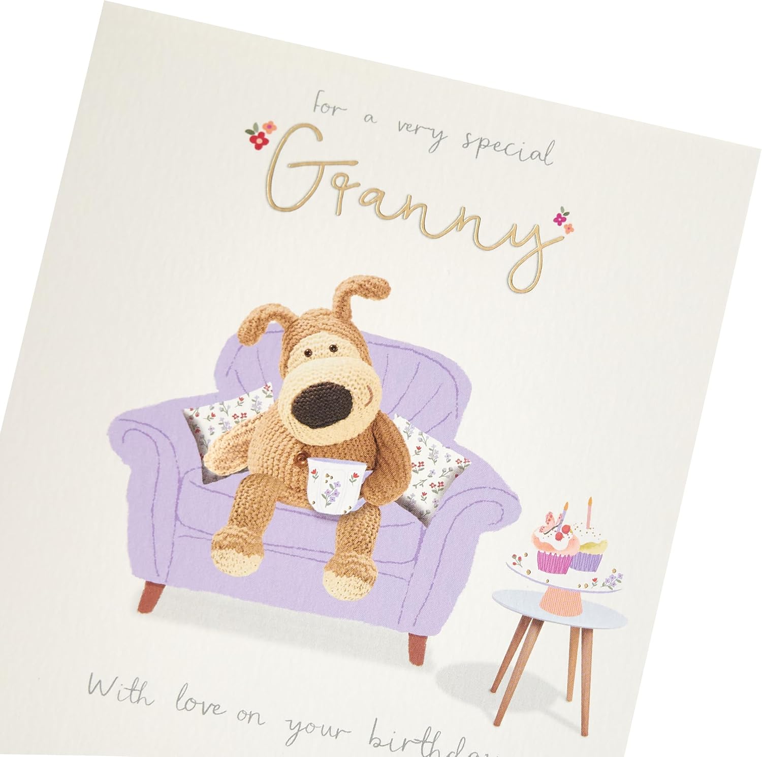 Boofle on Sofa Granny Birthday Card
