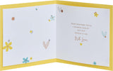 Flowers & Heart Design Daughter Birthday Card