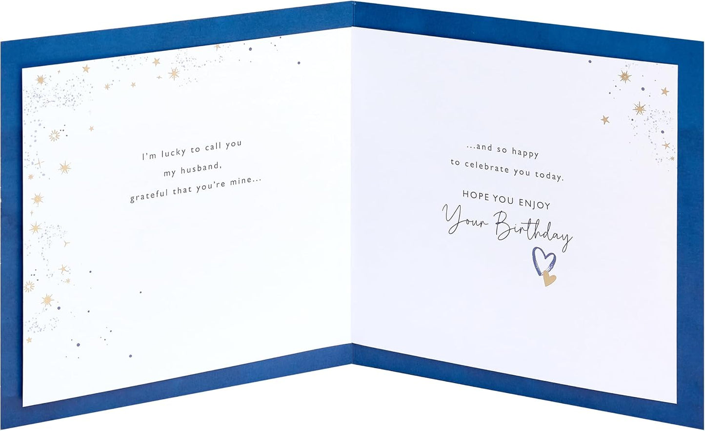Cake with Sparklers Design Husband Birthday Card