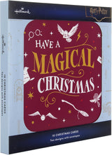 Harry Potter Enchanting 2 Designs Pack of 10 Christmas Cards