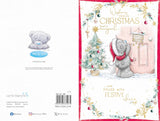 Bear Knocking At Door Christmas Card