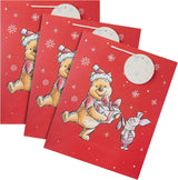 Disney Winnie the Pooh Pack Of 3 Christmas Large Gift Bag