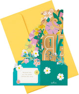 Paper Wonder Displayable Jumbo Easter Card or Centerpiece (Fold Pop Up Easter Eggs and Flowers)