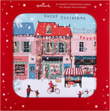 Street Scene & Snow Globe 16 Pack 2 Designs Charity Christmas Cards