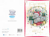 Bear Sat Amongst Presents Beautiful Mummy Christmas Card