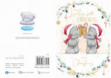 Bears Holding A Gift Lovely Friends Christmas Card