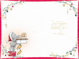 Bear With Plate Of Mince Pies Special Auntie Christmas Card