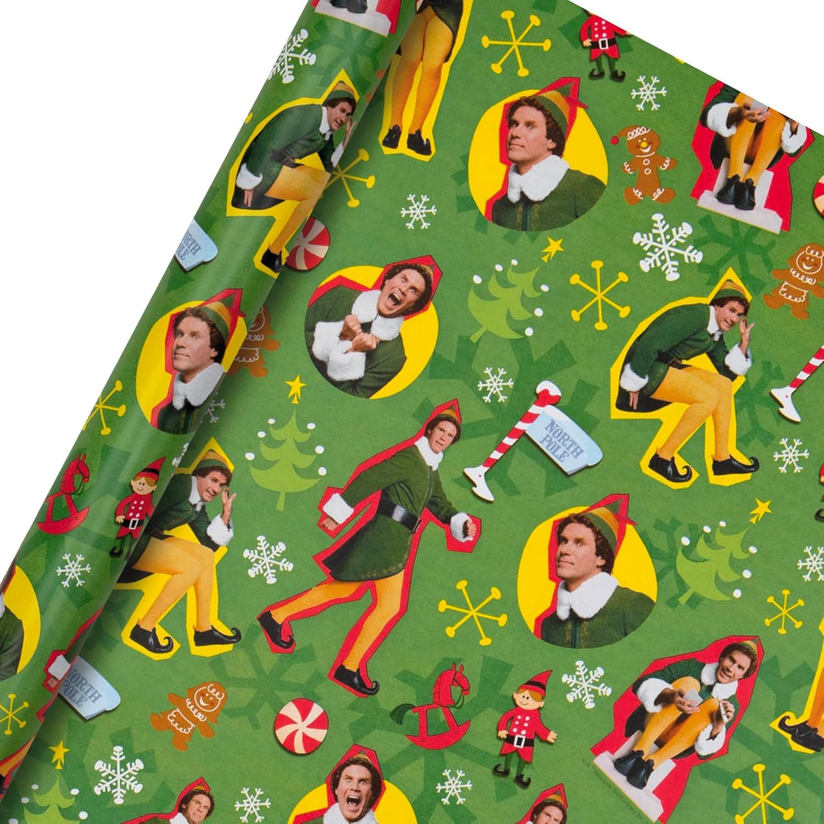 Buddy The Elf Design Multipack 12m 3 x 4M Rolls Christmas Wrapping Paper