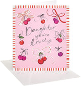 Cherries Design Daughter Birthday Card