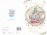 Bears Sat With Hot Chocolate Beautiful Mum Christmas Card