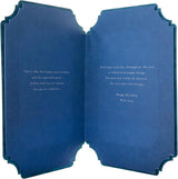 Maurice Moore Blue Traditional Floral Design with Heartfelt Verse Son Birthday Card