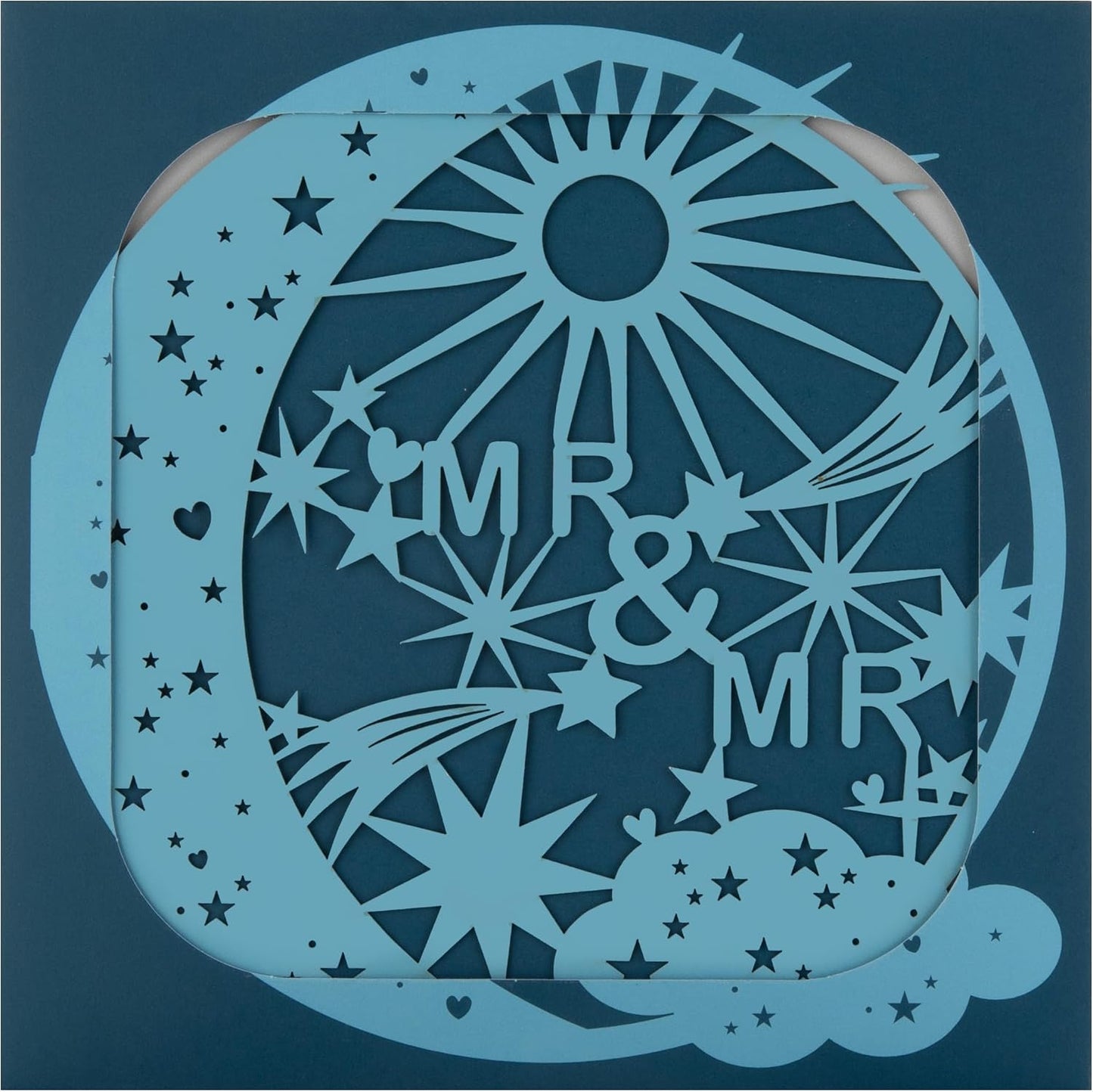 Shadow Press Laser Cut Mr & Mr Multi Occasion Congratulations Card