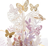 Paper Wonder 3D Pop Up Butterflies Birthday Card Signature Collection 