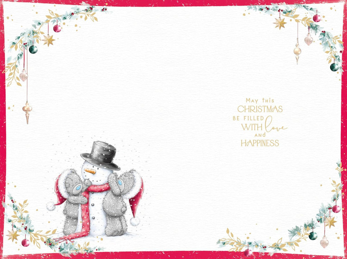 Bears Dancing In The Snow Special Friends Christmas Card