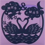 Shadow Press Laser Cut Mrs & Mrs, Multi Occasion Congratulations Card