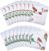 Robin 16 Pack 2 Designs Charity Christmas Cards