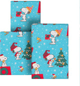 Peanuts, Snoopy & Woodstock Pack of 3 Christmas 6m Wrapping Paper