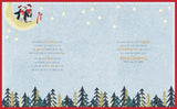 Penguins Standing On The Moon One I Love Luxury Boxed Handmade Christmas Card