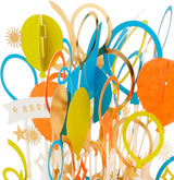 Paper Wonder Balloons Celebration 3D Pop Up Party Card Signature Collection 