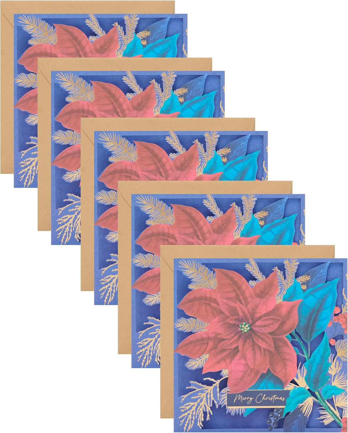 Bloom Luxury Design Multipack of 5 RHS Christmas Cards