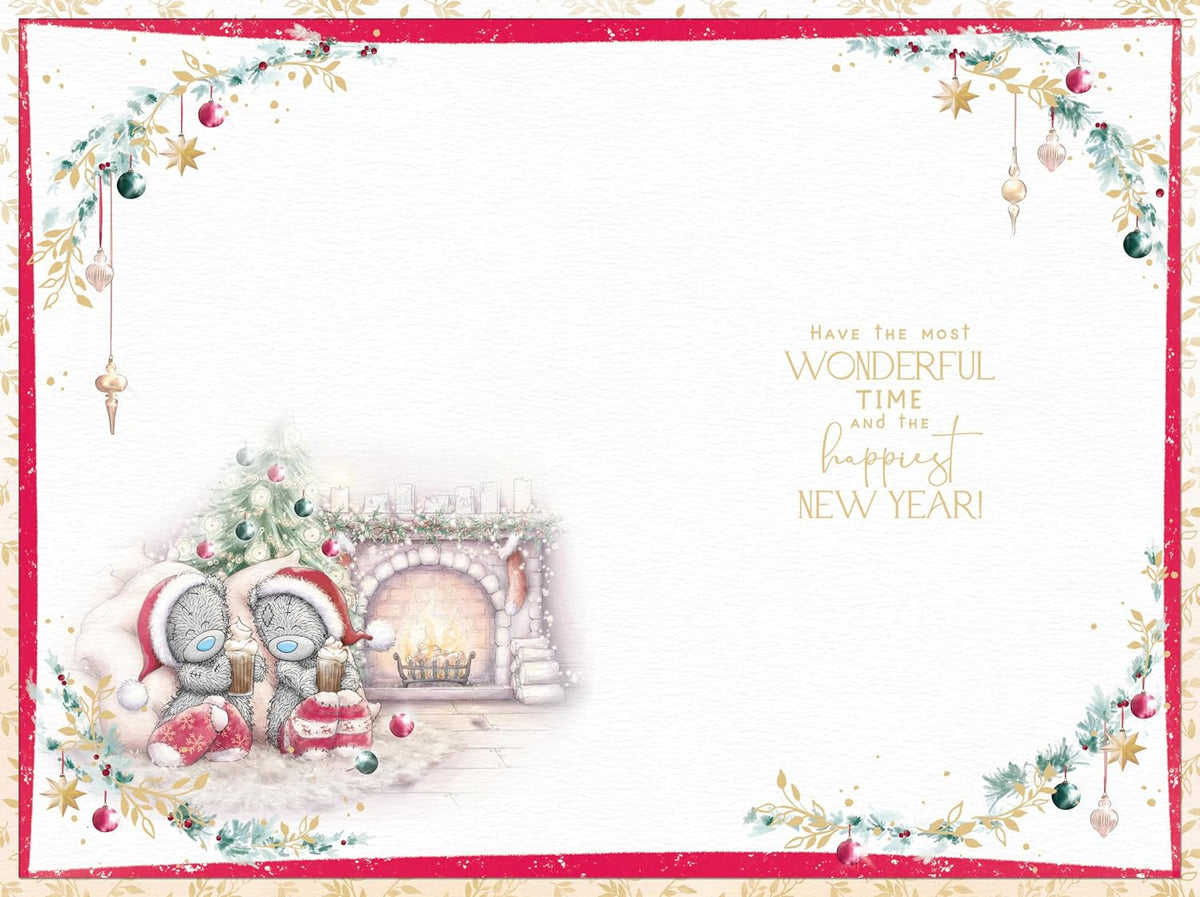 Bears Holding Gifts To All Of You Christmas Card