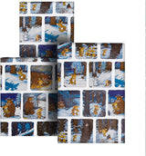 The Gruffalo Design 12M Christmas Wrapping Paper 3 Pack, 4M Each