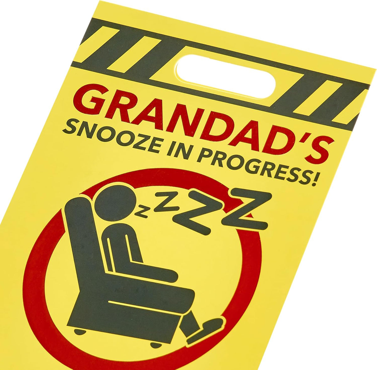 Warning Sign Design Grandad Birthday Card