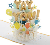 Paper Wonder 3D Pop-Up 'Yay You' Birthday Card Signature Collection 